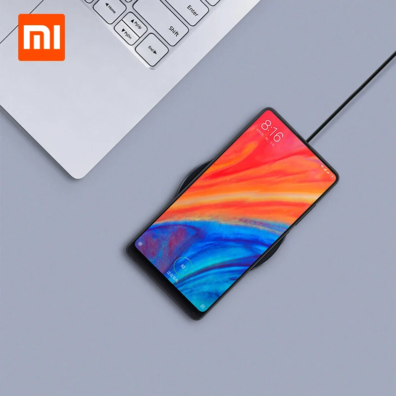 Оригинальное Беспроводное зарядное устройство Xiaomi Qi Smart Quick Charge быстрое для Mi MIX 2S