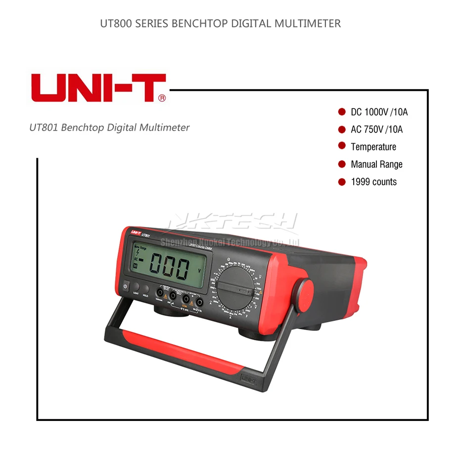 UNI-T UT805A UT804 UT803 UT802 Настольный цифровой мультиметр Высокая точность истинное среднеквадратичное значение жидкокристаллический дисплей 199999 отсчетов