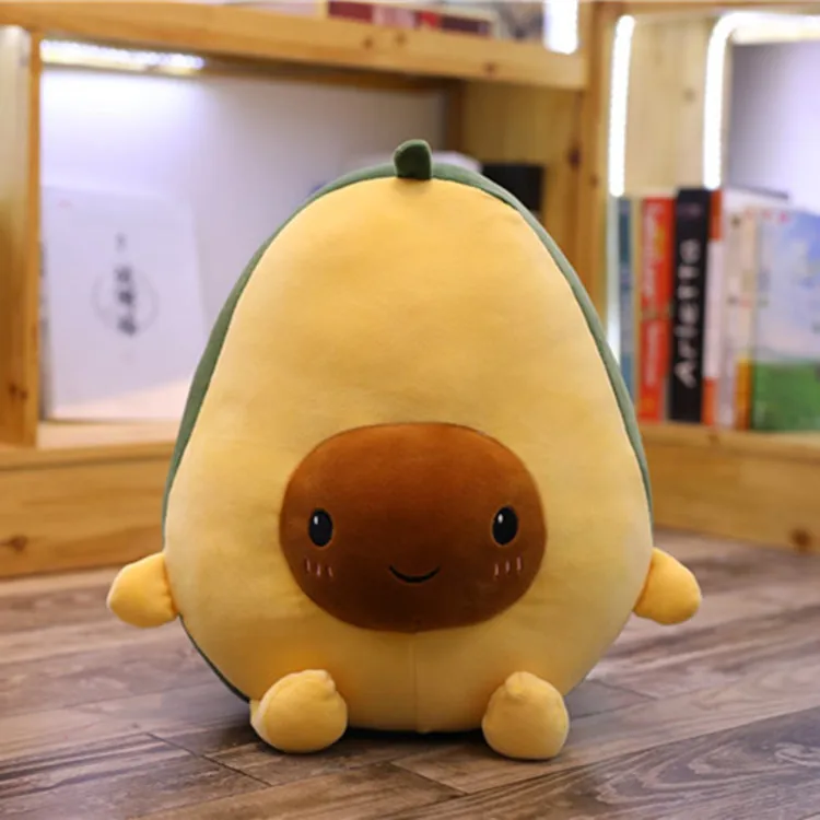40cm Плюшевая еда авокадо, фруктовая игрушка-подушка Fruta Peluche Aguacate, детская стена в комнате, украшение для детского подарка - Цвет: 40cm