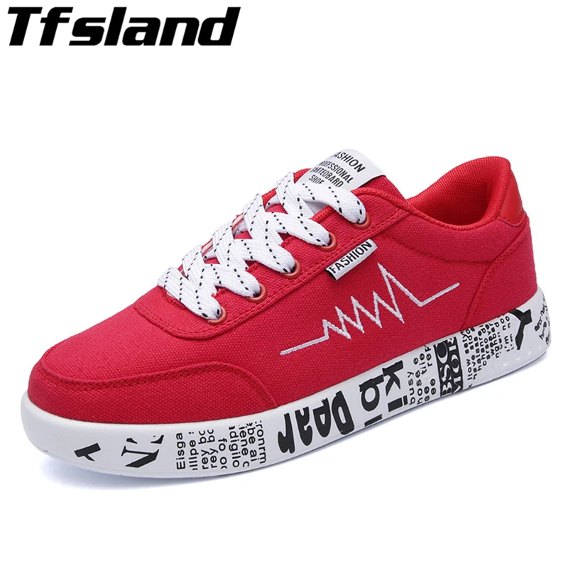 Женская Вулканизированная обувь новинка 2019 парусиновая с граффити кроссовки на