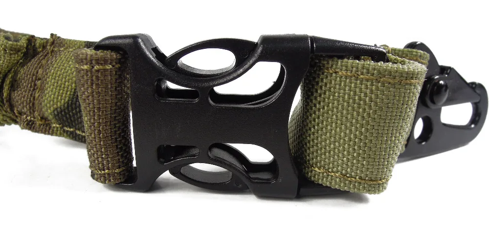 

Top Quality Nylon Camo Tactical Single Point Gun Sling Rifle Gun Sling Bungee - Adjustable Chic USSP