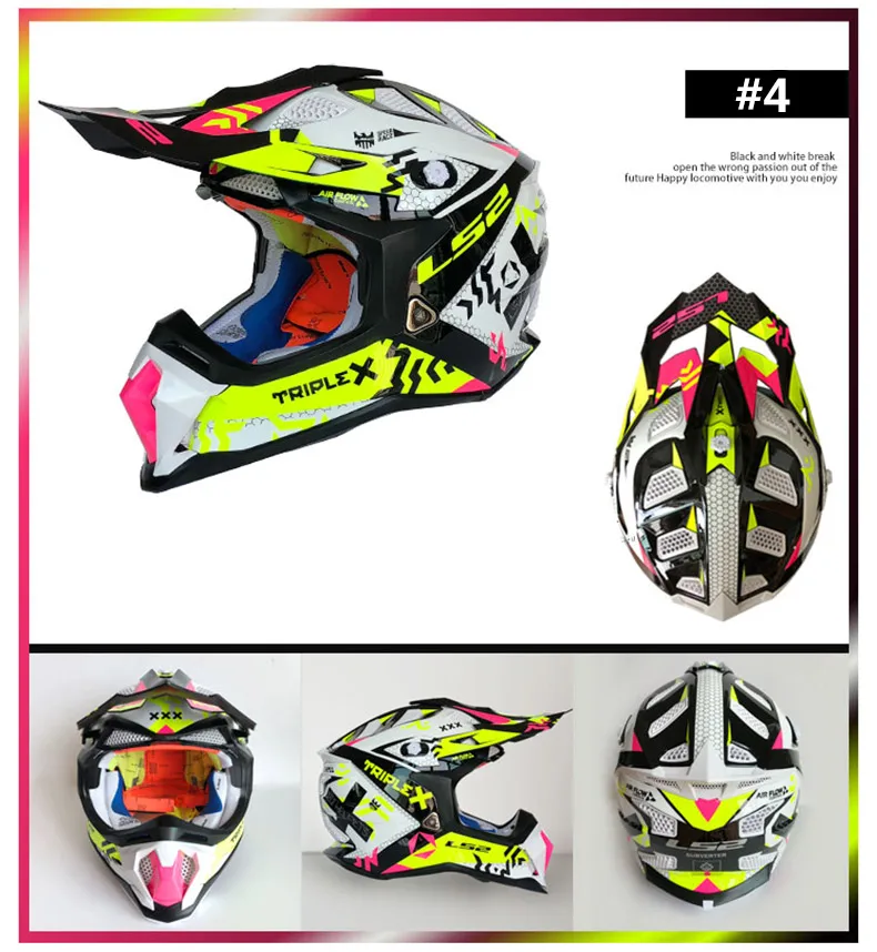 LS2 MX470 subverter moto cross шлем шустрый ATV moto cross off raod гоночные шлемы горные оригинальные LS2 moto rcycle шлемы