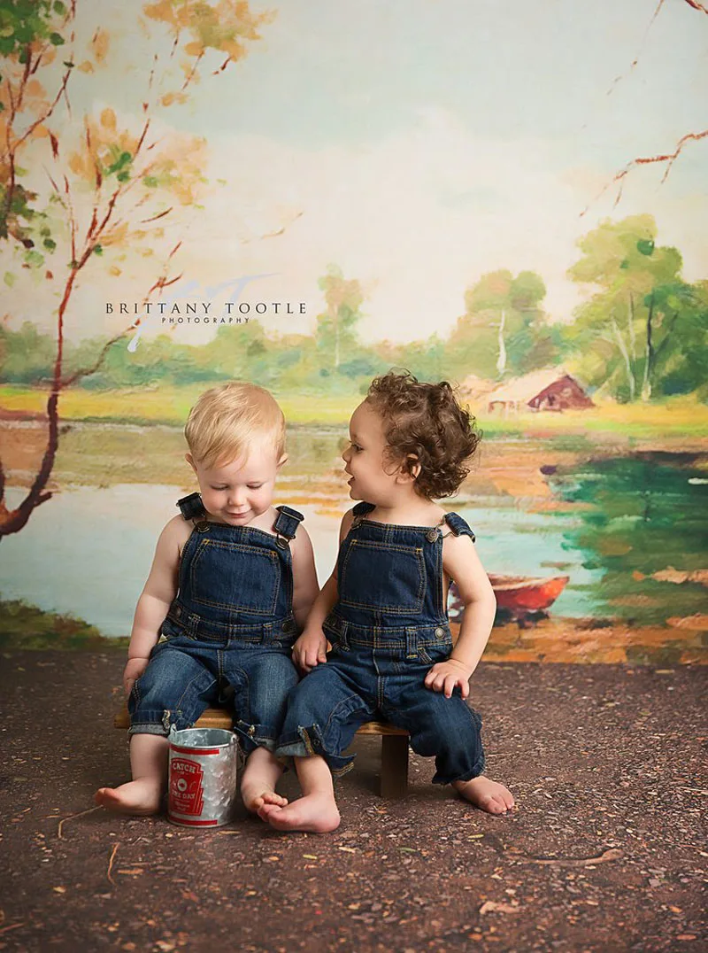 Фон для фотографии для новорожденных на День Рождения с душем для малышей для студии.