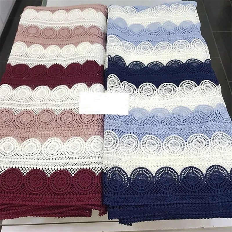 Оптовая цена вышитая ткань AB2 высококачественное нигерийское кружево для платья