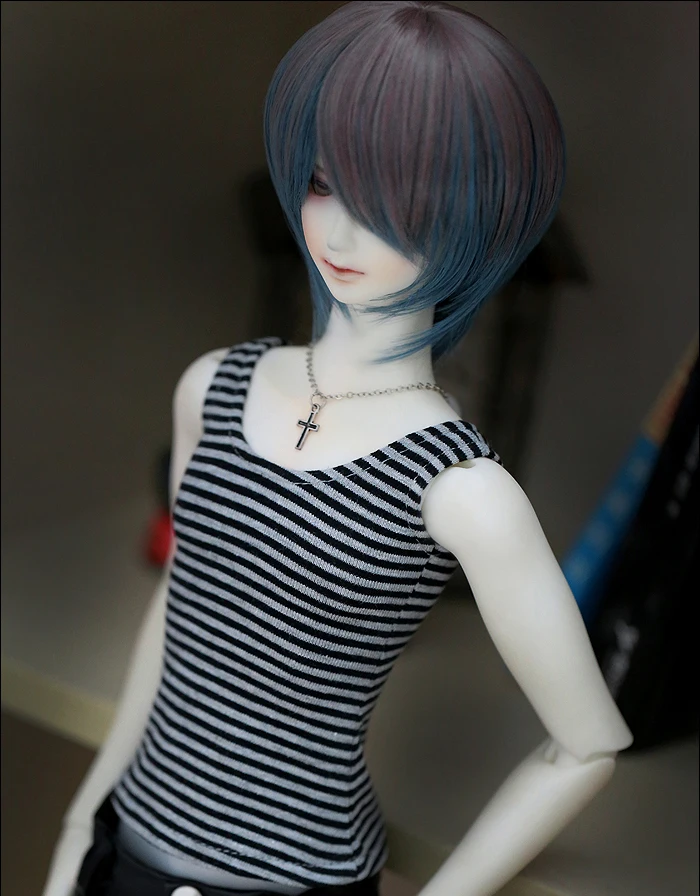 

T02-X577 Blyth Doll clothes 1/3 1/4 bjd 1/6 dolls Accessories stripe vest 1pcs