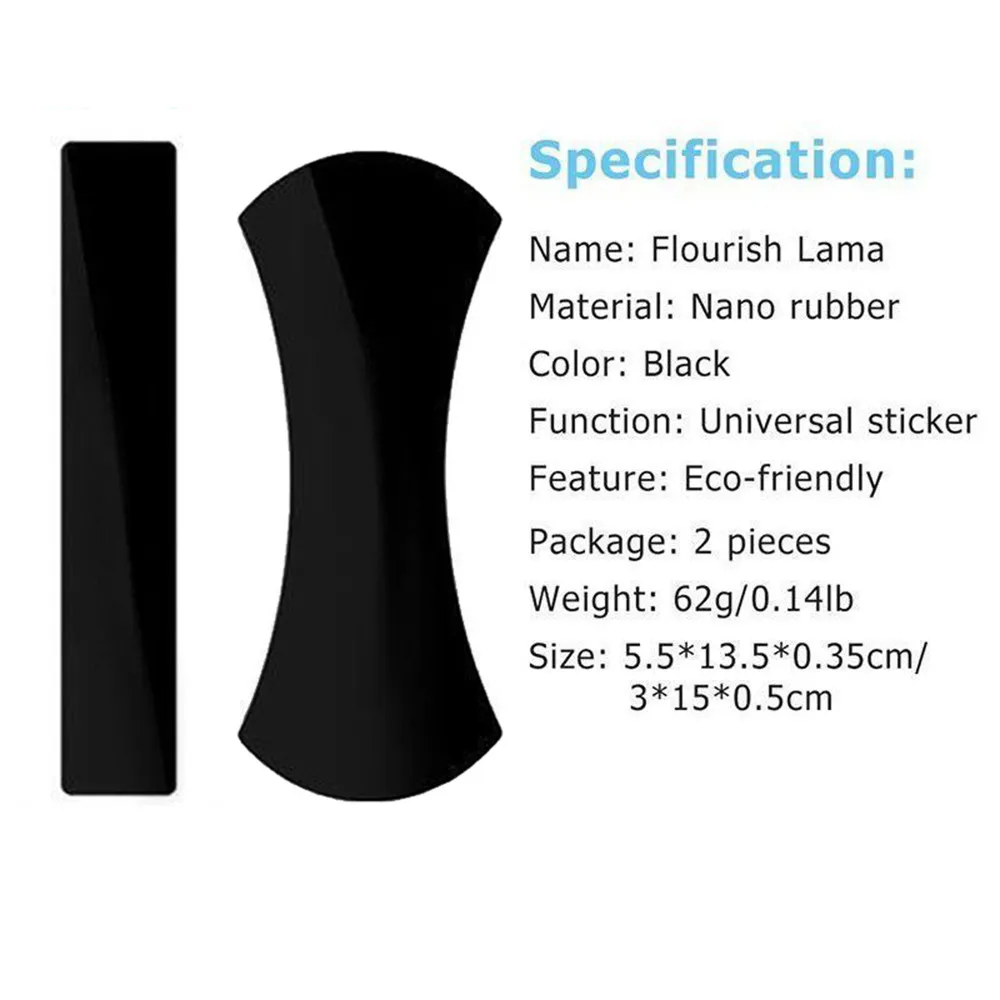 2 шт. липкий гелевый коврик держатель для мобильного телефона смартфон Iphone X 8 7 XIaomi