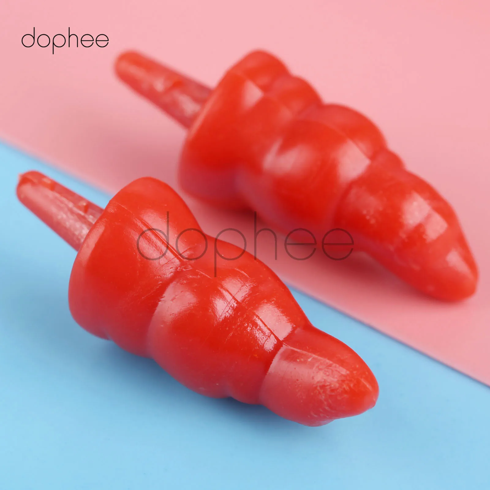 Dophee Снеговик красный нос ремесло DIY Кукла нос пластик Санта Клаус нос для шитья Крафт кукла плюшевая кукла животные
