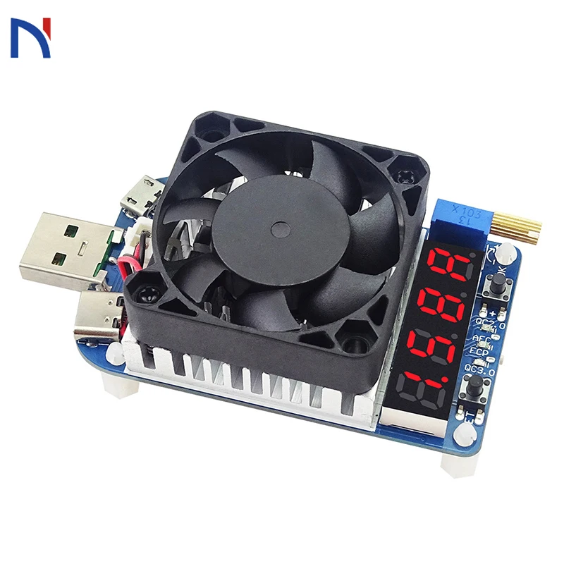 

HD25 HD35 Trigger Qc2.0 Qc3.0 Electronic USB Load Resistor Discharge Battery Test Adjustable Current Voltage 25W 35W