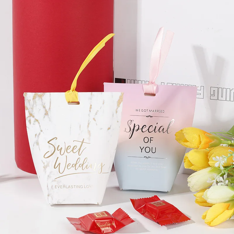 60 шт./лот Новая красочная коробка для подушек ленточный бант подарочная