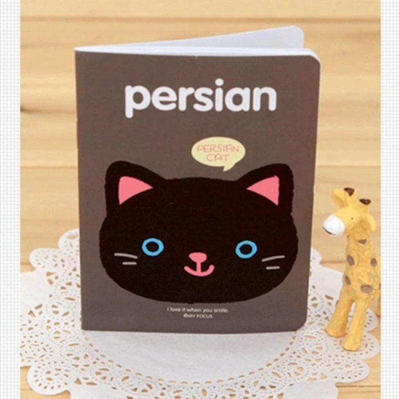 Студенческий блокнот. Мини тетрадь в виде милых животных. Формат A6 записная