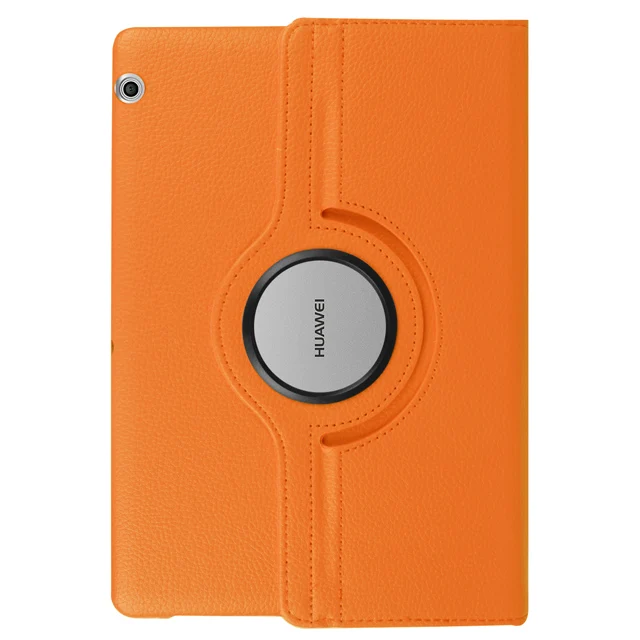 Orange 360 Вращающийся чехол для Huawei MediaPad T3 10 AGS-W09 AGS-L09 AGS-L03 9,6 планшет Funda для Huawei T3 10 чехол для игровой площадки 2 9,6 - Цвет: Orange