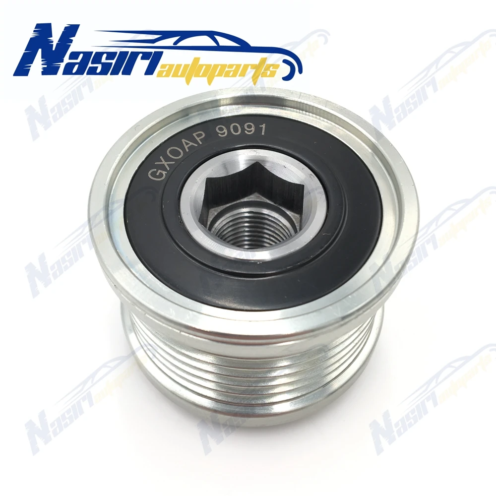 Шкив переменного тока для Nissan Bluebird Sylphy Teana J31 Tiida X Trail T31 MR18DE MR20DE 1 8 2 0|pulley clutch|pulley 1pulley