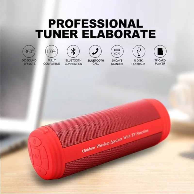 FELYBY T3 беспроводной bluetooth динамик портативный Спортивная поддержка TF AUX сабвуфер