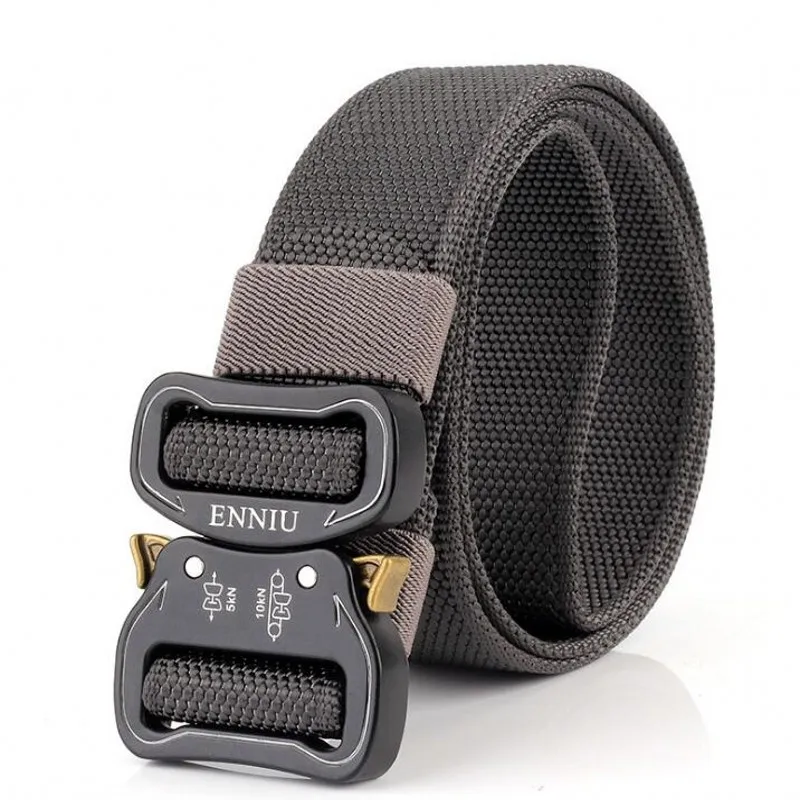 Военный Тактический поясной ремень с металлической пряжкой из нейлона для