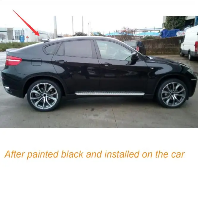 Задний спойлер на крышу автомобиля для BMW X6 E71 2008 2014 PU праймер|lips lip|lips for carlip spoiler |