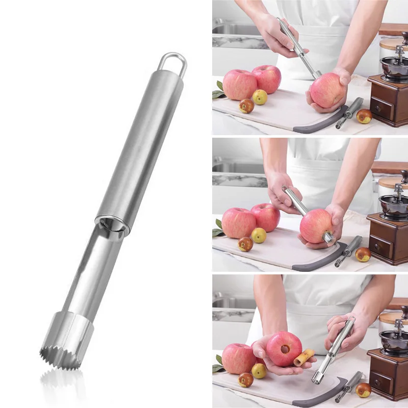 Роман яблоки груша Чили Core удалители нержавеющая сталь фрукты овощи Кухня