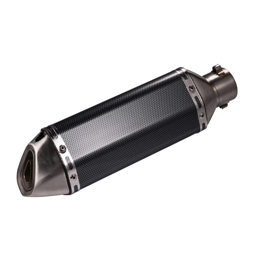 4 цвета 51 мм модифицированные выхлопные трубы для мотоцикла одинарный хвостовой