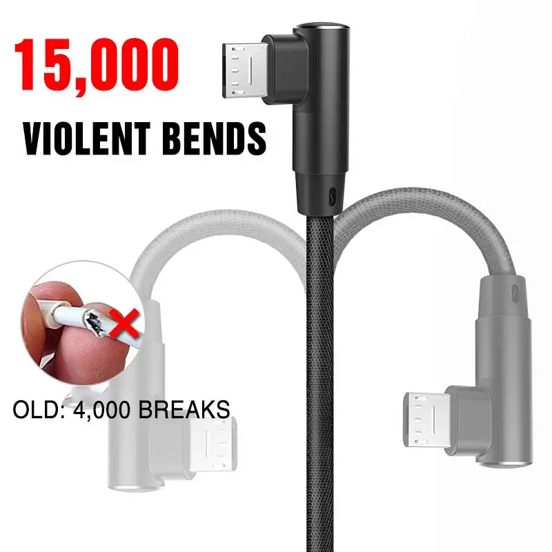 3.0A Micro USB кабель для передачи данных для samsung S8 S9 Android телефон тип-c кабель для быстрой зарядки для huawei p20 p30 Xiaomi кабель для планшета