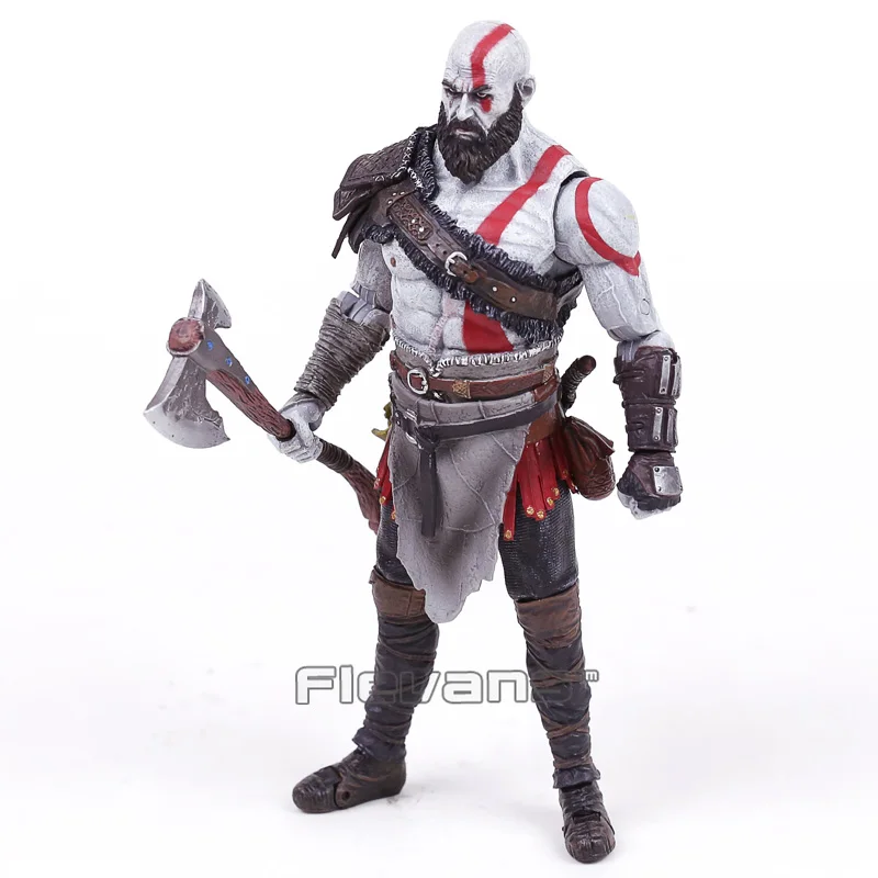 Оригинальная экшн фигурка God of War 4 Kratos из ПВХ Коллекционная модель игрушки 7