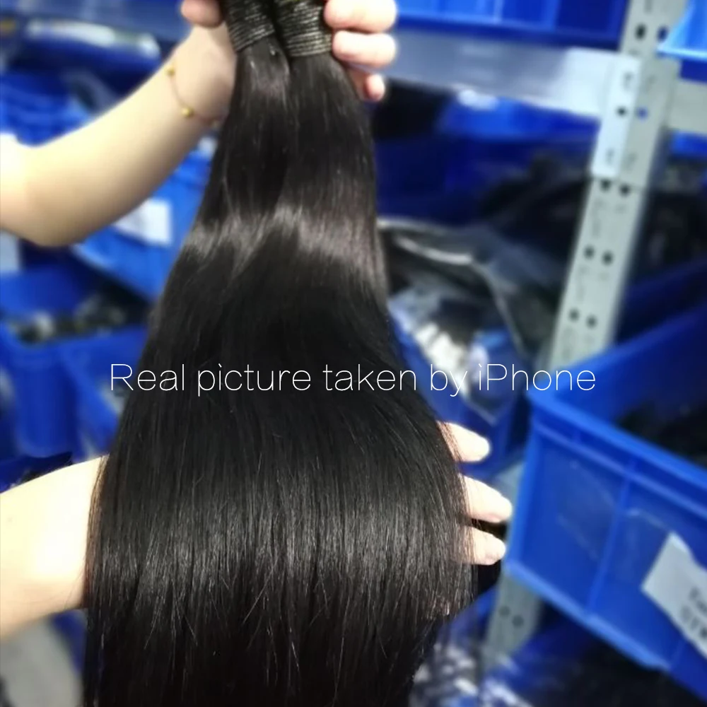 Bliss бразильские прямые волосы remy пучки с закрытием шт./лот 100% человеческих волос 3