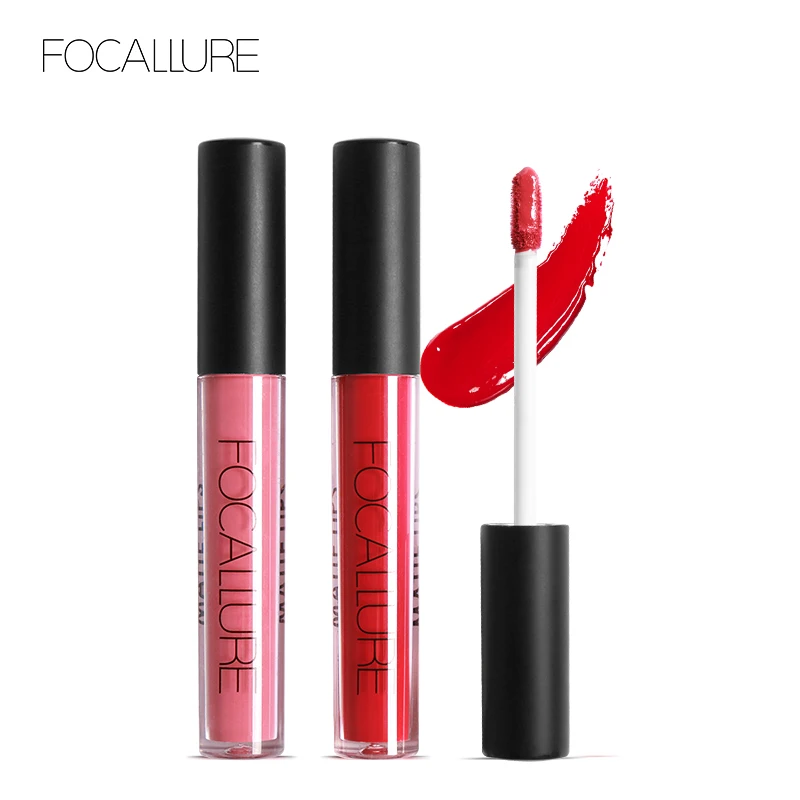 FOCALLURE 25 матовые цвета для губ антипригарная чашка питательный жидкий блеск