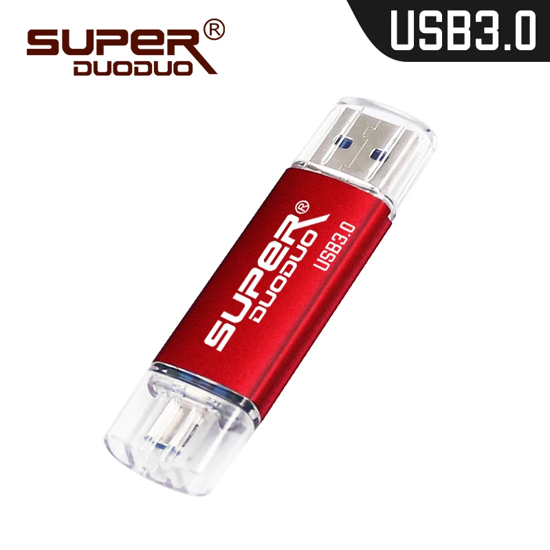 Лучшая OTG USB флэш-накопитель cle usb 3,0 stick 64G портативный флэш-накопитель смартфон Флешка 4g 8g 16g 32g 128G устройства для хранения