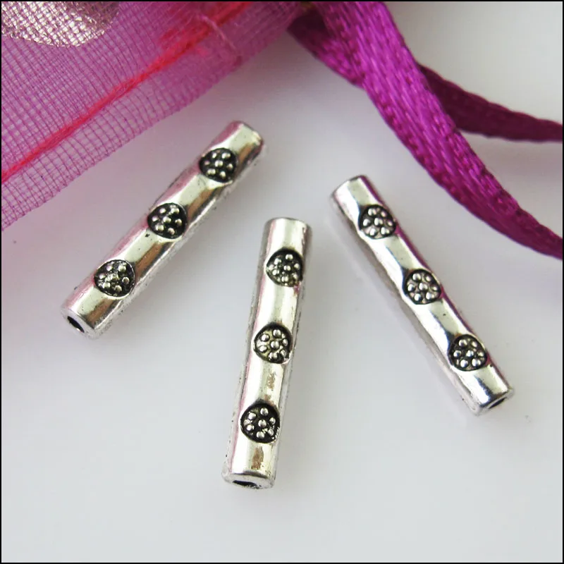 100 шт. антикварные серебряные бусины-Распорки в форме цветка 14 5 мм | Украшения и