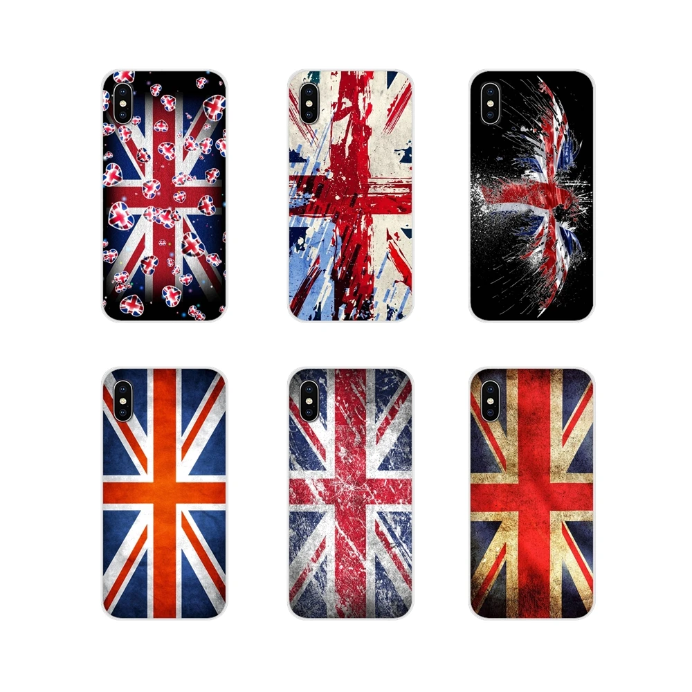 Фото Английский Британский английский Флаг Великобритании для Xiaomi Redmi Note 6A MI8 Pro S2 A2 Lite