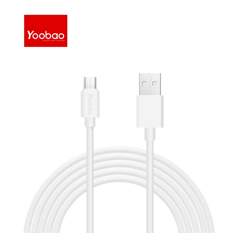 Yoobao YB402 Micro USB кабель 2.1A кабель для передачи данных для телефона Mini USB кабели для мобильных телефонов для samsung htc Nokia SONY Xiaomi huawei