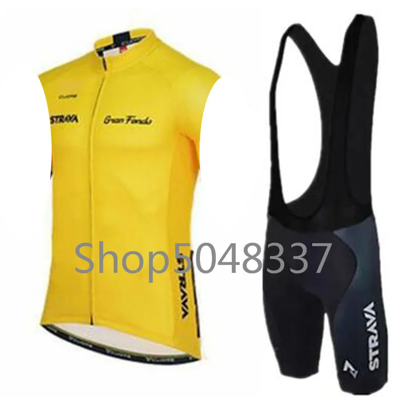 2019 Pro без рукавов Велоспорт Джерси нагрудник шорты набор лето для езды на