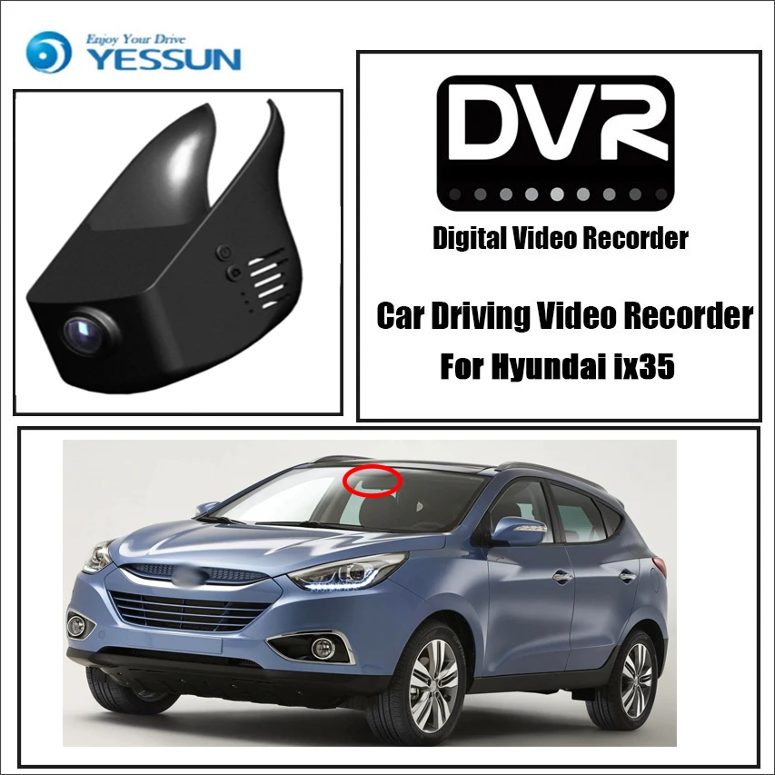 YESSUN для Hyundai ix35 Автомобильный видеорегистратор DVR Мини Wifi камера Novatek 96658 FHD 1080P
