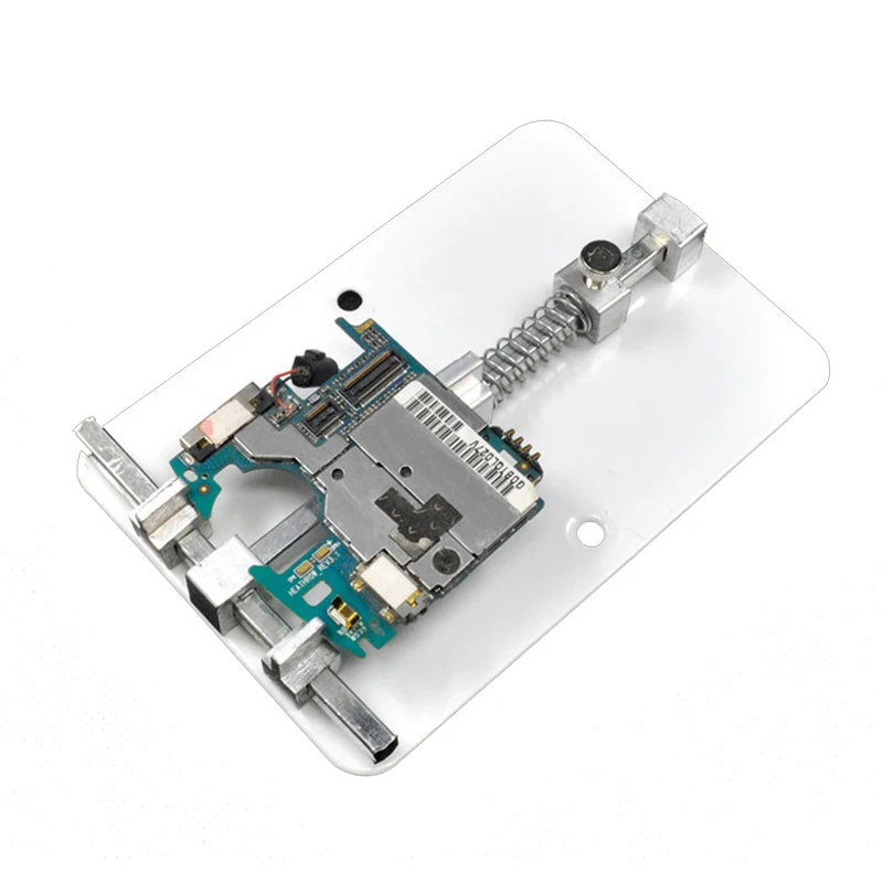 Из нержавеющей стали сотовый телефон pcb ремонт держатель платформа светильники