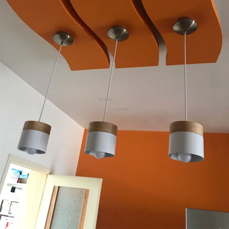 JW современный светодиодный подвесной светильник макарон Подвесная лампа