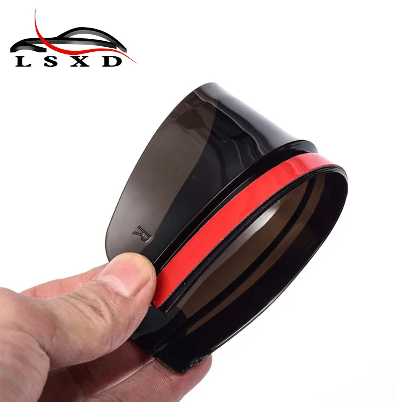 2 шт. Универсальные гибкие ПВХ резиновые брови автомобильные аксессуары зеркало