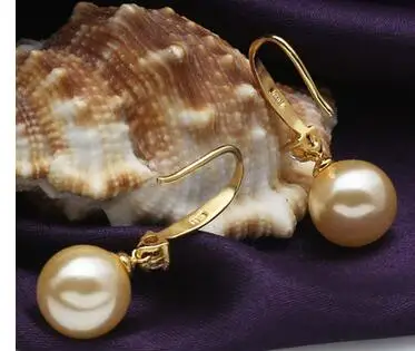 AAA наньяна их мать устрицы раковины ЮЖНОГО МОРЯ висящие серьги для женщин из