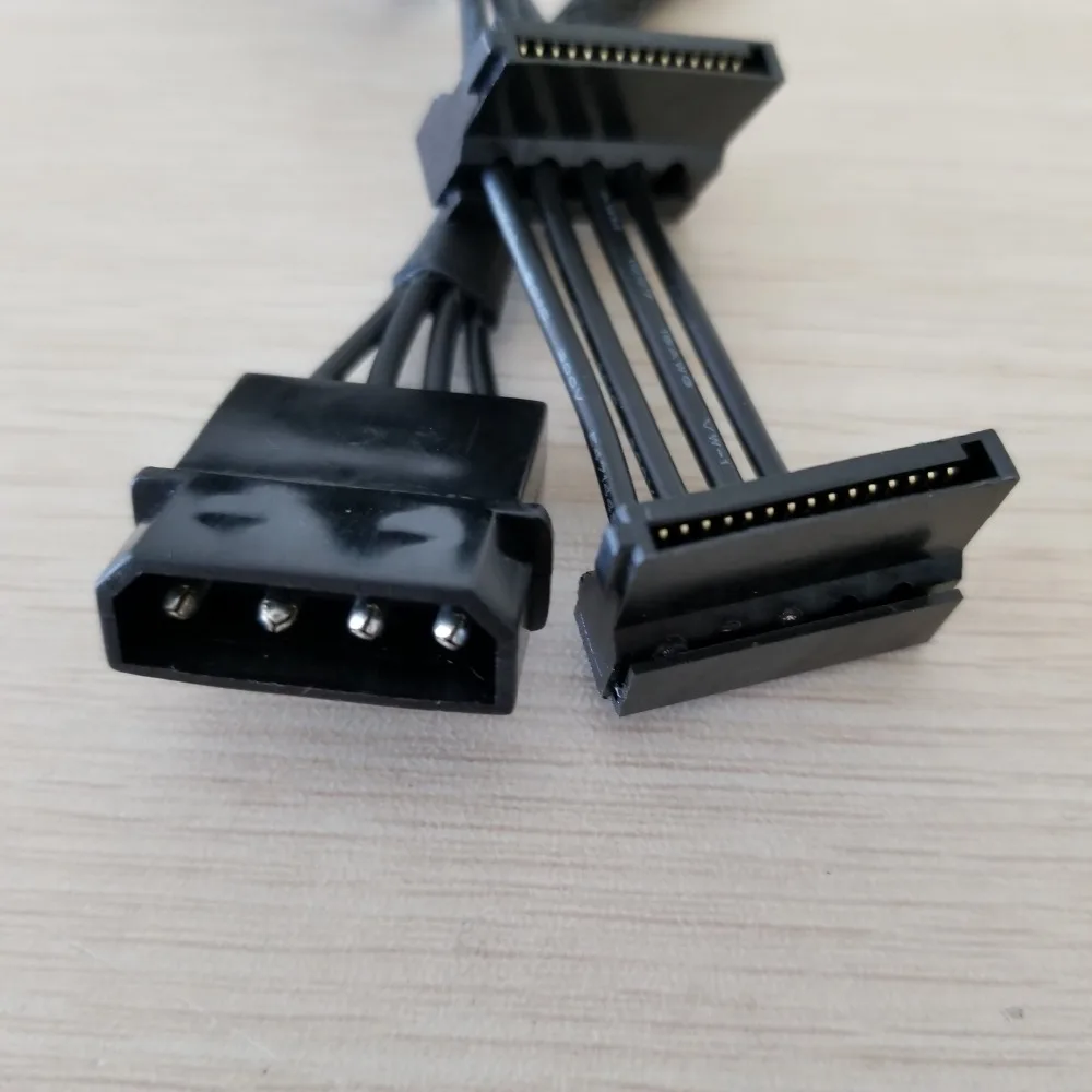 ATX 4Pin IDE Molex до 5 x SATA серии ATA кабель питания мужчин и женщин 18AWG 40 см для ПК DIY| |