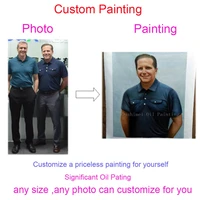 hand painted custom portrait painting customized oil painting reproduction canvas pictures 100 handmade from photos unframed