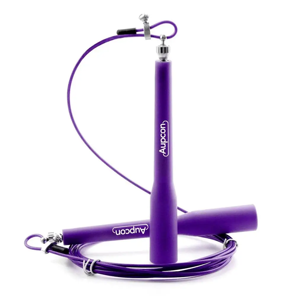 purple Скорость Скакалка шарикоподшипник Регулируемая тренировка спортивные прыжки через скакалку для фитнеса оборудование фитнес пропуск тренировки - Цвет: purple