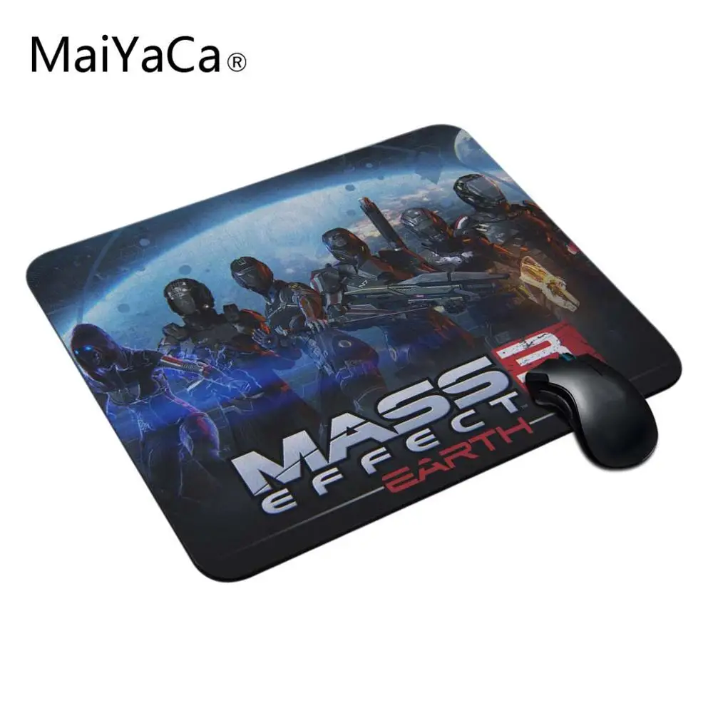 MaiYaCa роскошный гаррус вакариан Mass Effect 2 Миранда Лоусон Tali Zorah nar Мышь коврики анти-скольжения прямоугольник Мышь Pad - Цвет: 18x22cm
