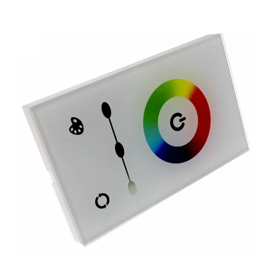 ROSH DC12 24V 12A RGB светодиодный пульт управления диммер черный/белый стеклянный