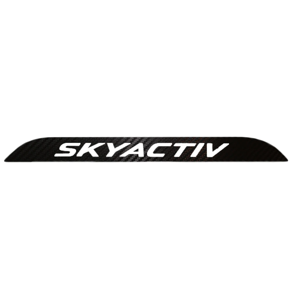 Углеродное волокно автомобильный дополнительный тормозной фонарь наклейка для Mazda CX 5 CX-5 Skyactiv декоративная крышка наклейка s автомобильный Стайлинг 1 шт. аксессуары