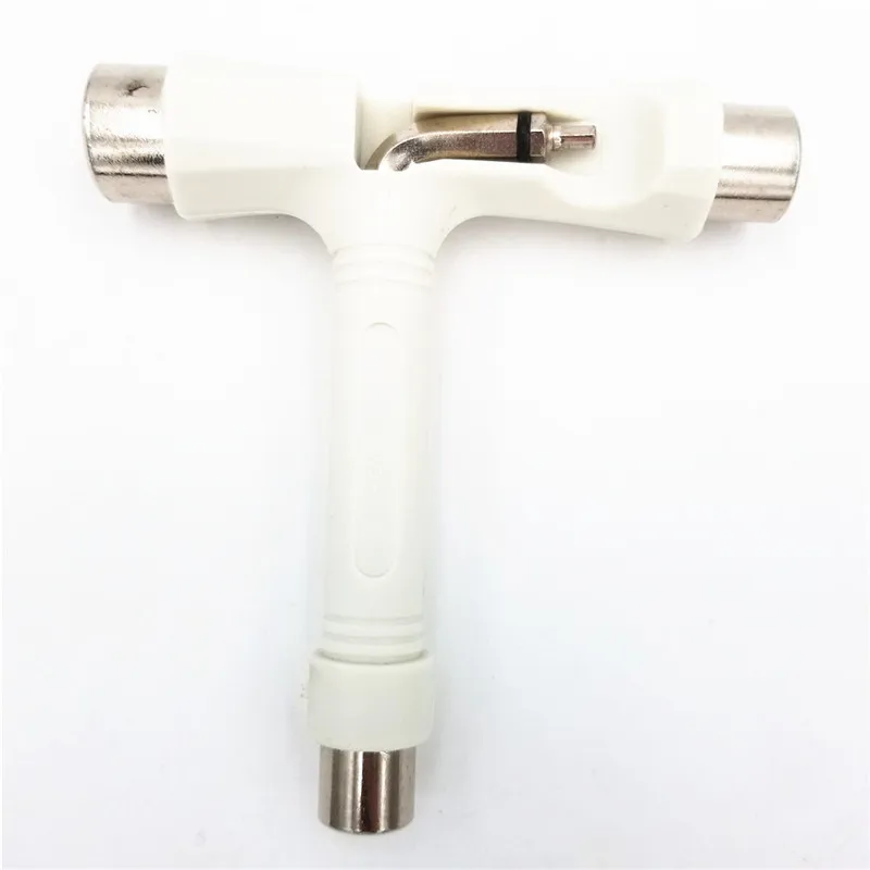 PURE WHITE BACK TOOL Качественные L Ключ Т инструменты скейтборд Лонгборд инструменты для скутера Т-образные Инструменты Аксессуары для регулировки и монтажа грузовиков - Цвет: PURE WHITE BACK TOOL