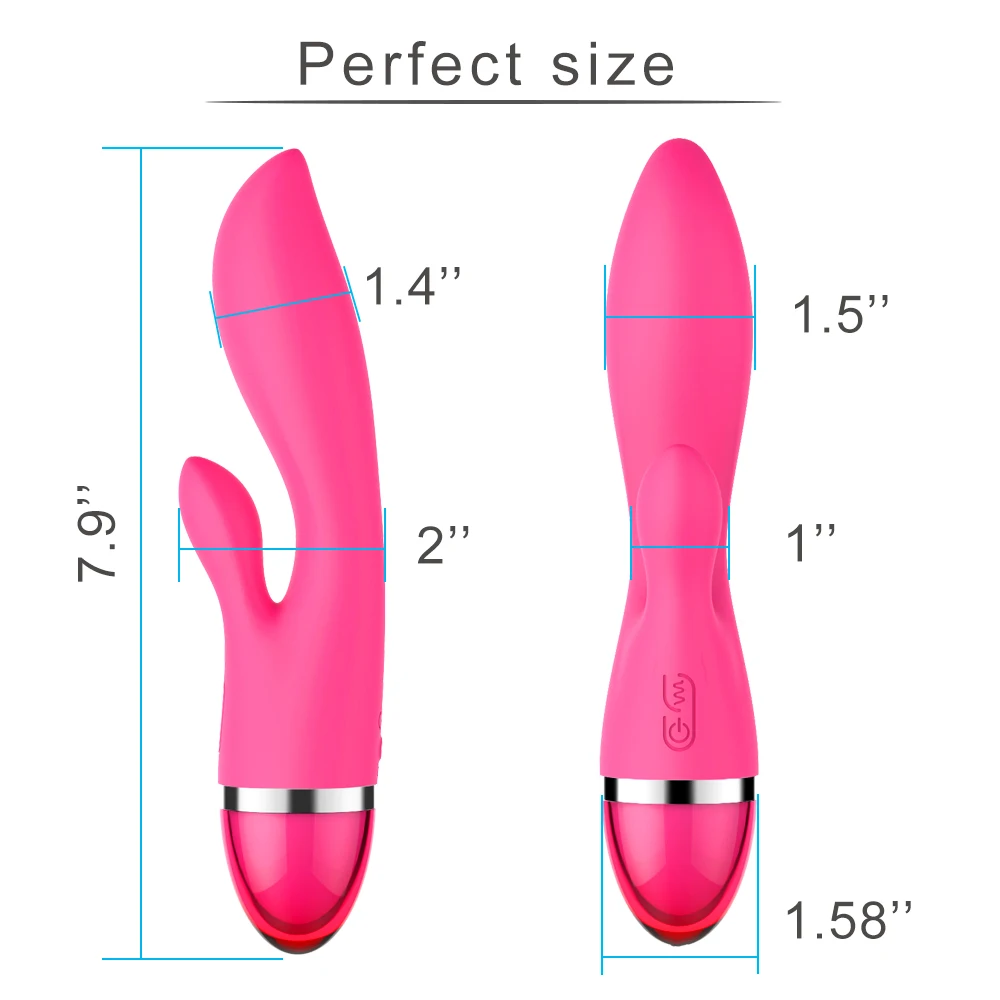 G Spot Rabbit Vibrator Sex Toy for Women Clitoris Stimulation Silicone Waterproof USB Rechargeable Adult Products | Красота и