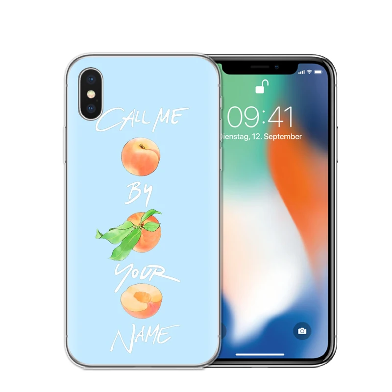 FUNNYRUI Call Me на Ваше имя Мягкие TPU телефон Coque чехла для Apple iPhone X 10 8 плюс 7 6 S 5 5S SE