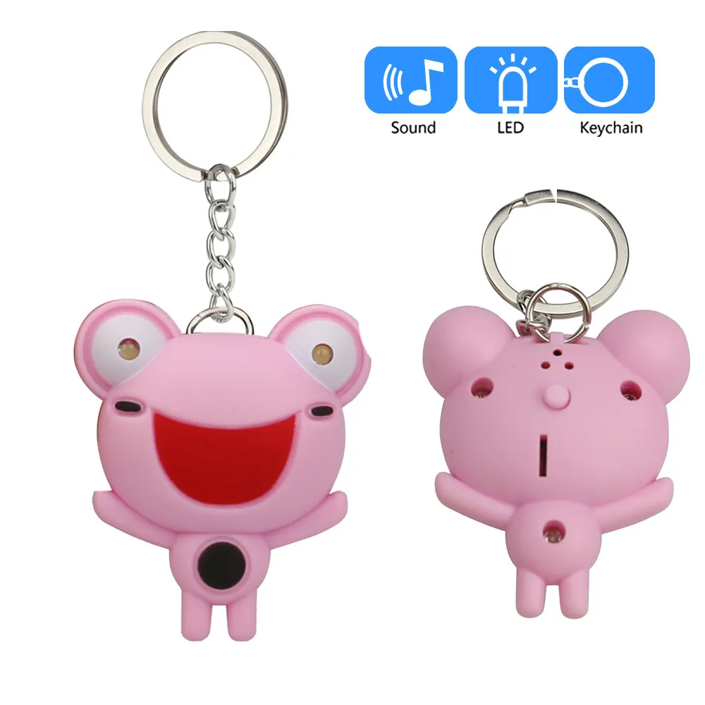 2019 Сумка Милый мультяшный брелок для ключей ем попугая со светодиодной