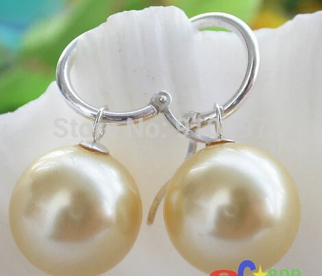 &gt 16 мм желтые круглые жемчужные висячие серьги серебряные|silver pics|silver onyx earringssilver