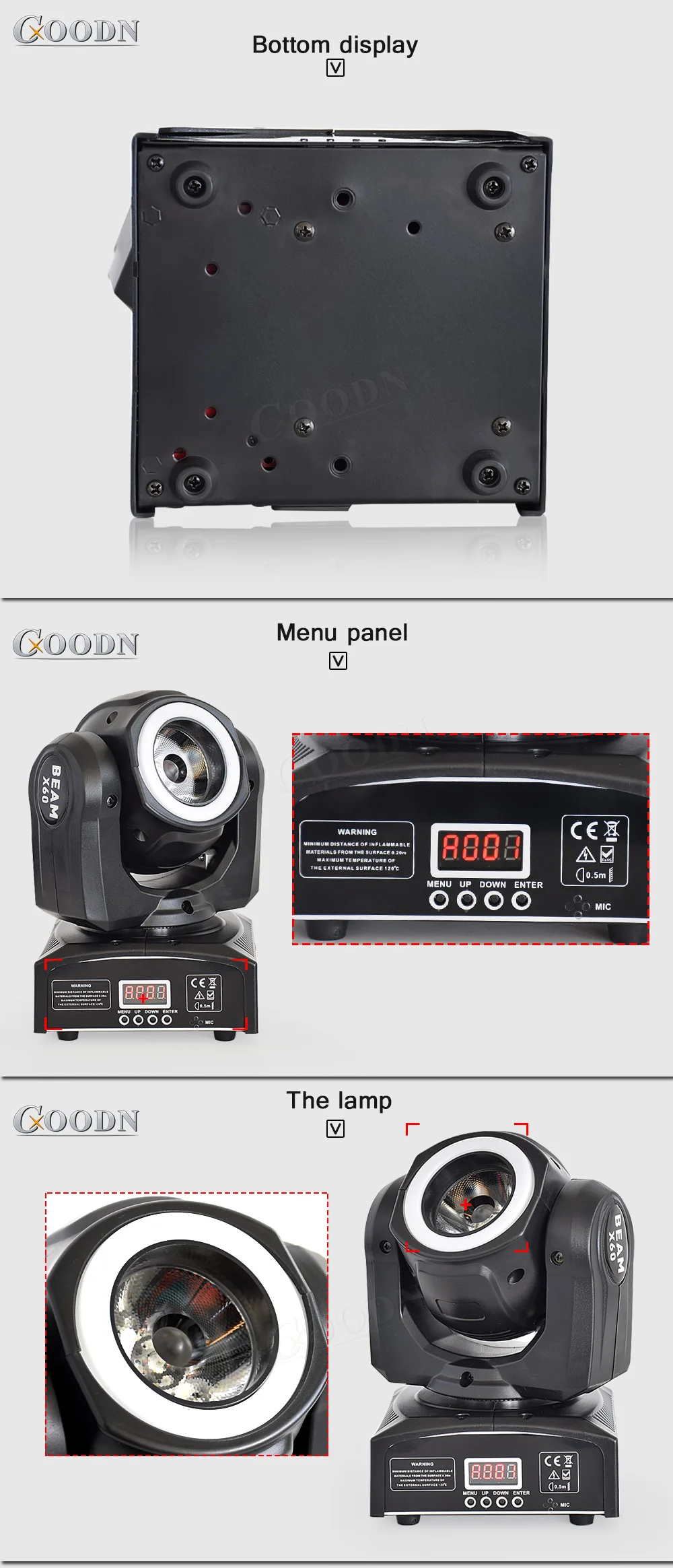 Lyre dmx RGBW 60 Вт светодиодные сценические прожекторы с движущейся головкой для продажи