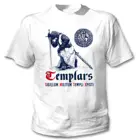 Футболка мужская хлопковая с коротким рукавом, забавная тенниска в стиле Рыцаря тамплиера, топ в стиле хип-хоп, уличная одежда в стиле Харадзюку