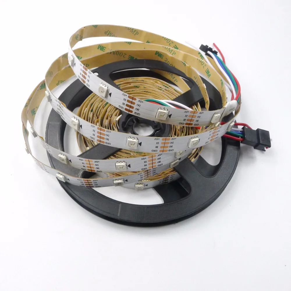 Индивидуальная адресная Светодиодная лента WS2813 30 светодиодный одов/м 5 В 5050 RGB не
