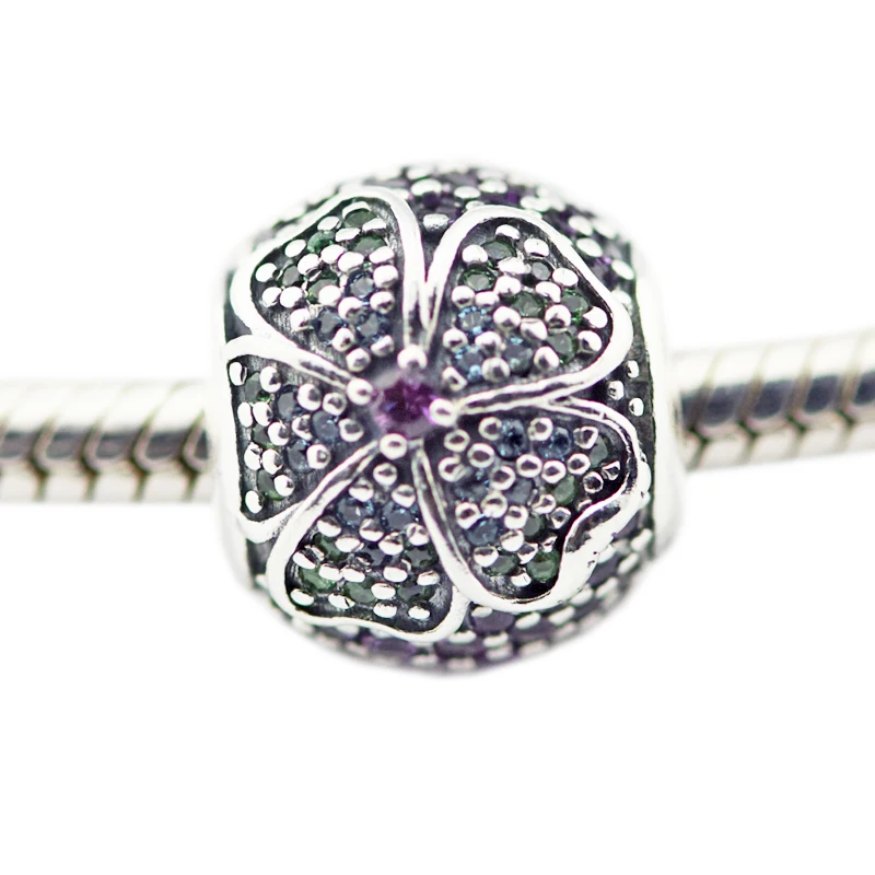 

Glorious Bloom Charm Woman DIY Beads For Jewelry Making Fit Original 925 Silver Charms Bracelet Silver Beads